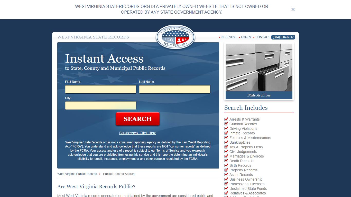 West Virginia Public Records | StateRecords.org